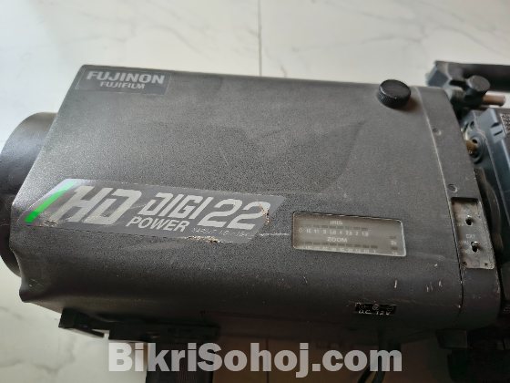 fujinon digi 22 xa22×7 tv broadcast camera